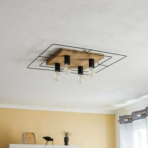 Envostar Bridge mennyezeti lámpa, 4fl, négyzet alakú kép