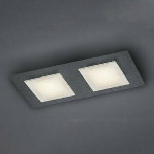 BANKAMP Ino LED mennyezeti lámpa 2 égős antracit kép