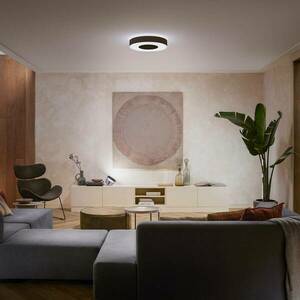 Philips Hue Infuse LED mennyezeti lámpa 42, 5cm, fekete színben kép