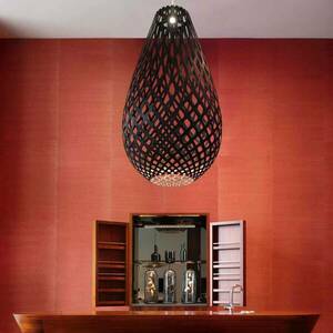 david trubridge Koura függőlámpa 75 cm fekete kép