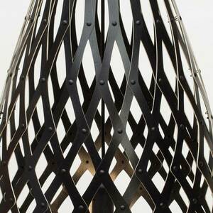 david trubridge Koura függőlámpa 50 cm fekete kép