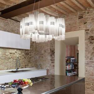 Slamp La Lollo L LED függő lámpa, Ø 80 cm, fehér kép