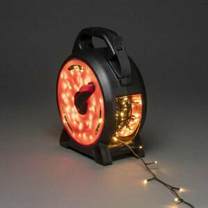 LED tündérfények Micro borostyán 400láng 27, 93m kép