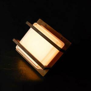 LED kültéri falilámpa Ice Cubic 3406, antik s.réz kép