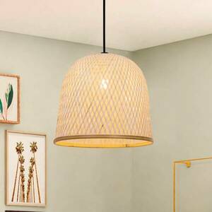 függőlámpa Casper, rattan ernyő, Ø 35 cm kép