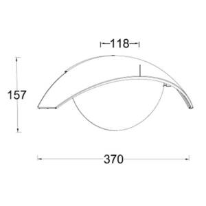 Prios Helina LED-es süllyesztett lámpa, fehér, 22 cm, 24 W, dimmelhető kép