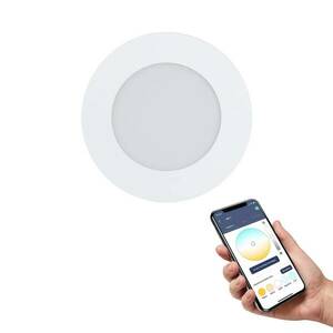 EGLO connect Fueva-Z süllyesztett lámpatest 12cm, fehér kép