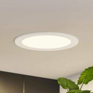Prios LED-es süllyesztett lámpa Cadance, fehér, 22 cm, fényerőszabályzóval kép