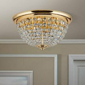 Plafond mennyezeti lámpa, arany/átlátszó, Ø 47 cm kép