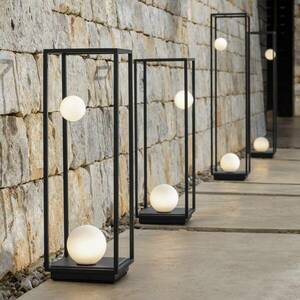 Karman Abachina LED állólámpa IP65 70cm fekete kép