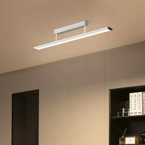 Prios Yuela LED mennyezeti lámpa DALI 100 cm ezüst kép