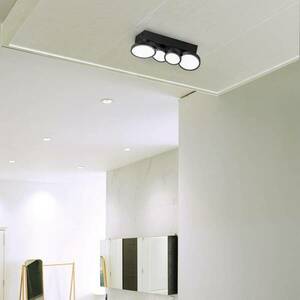 LIGHTME LED világítás Aqua GU10 négy izzós fekete kép