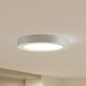 Prios LED mennyezeti lámpa Edwina, ezüst, 24, 5cm, 10db, dimmelhető kép