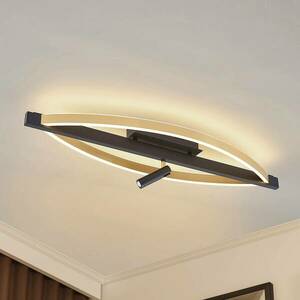 Lucande Matwei LED mennyezeti lámpa ovális s.réz kép