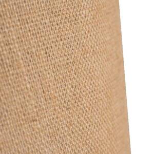 Jute függő lámpa natúr barna 3 izzós búra Ø24cm kép
