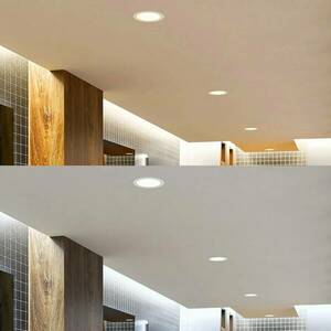 Prios LED süllyesztett spotlámpa Rida, 22, 5 cm, 25 W, CCT, dimmelhető kép