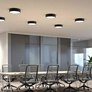 Arcchio Noabelle LED mennyezeti lámpa, fekete 40cm kép
