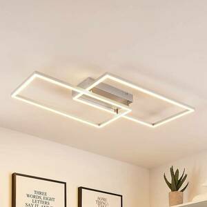 Lucande Muir LED mennyezeti lámpa, téglalap, CCT kép