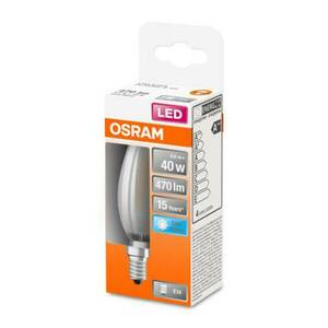 OSRAM Classic B LED lámpa E14 4W 6500K matt kép
