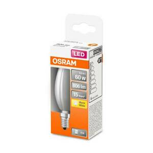 OSRAM LED gyertya E14 Classic B 5, 5W 2700K matt kép