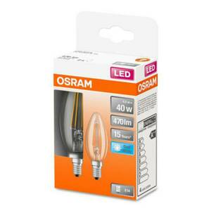 OSRAM Classic B LED lámpa E14 4W 4000K átl. 2db kép