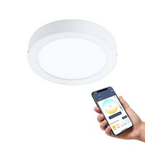 EGLO connect Fueva-Z mennyezeti lámpa, Ø 21cm fehér kép