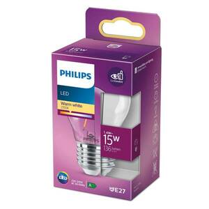 Philips LED Classic csepp lámpa E27 P45 1, 4W átlt. kép