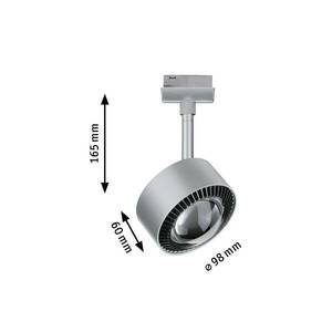 Paulmann LED spotlámpa Aldan URail 2700K króm matt kép