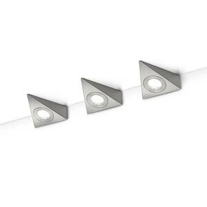 LED pultvilágító lámpa Ecco 3 db, nikkel matt kép
