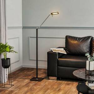 Rothfels Lisanora LED állólámpa, fekete, nikkel kép