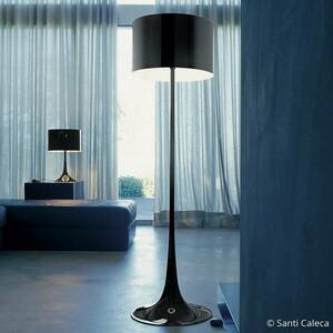 FLOS Spun Light F - fekete állólámpa kép