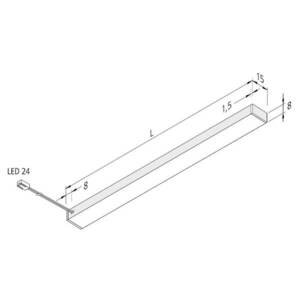 Top-Stick FMK LED-es szekrény alatti lámpa, 3000K, 120cm kép