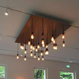 SEGULA LED rusztikus lámpa E27 5W 1, 900K arany színben kép