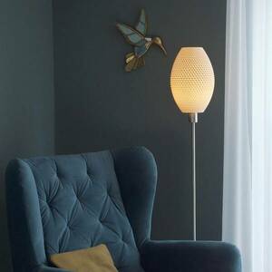 Diamant Olive állólámpa bioanyagból, linen kép
