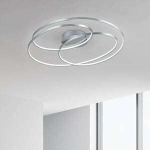 LED mennyezeti lámpa Gale, 80 cm, matt nikkel kép