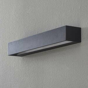 BEGA Studio Line fali lámpa széles fekete/alu 50cm kép