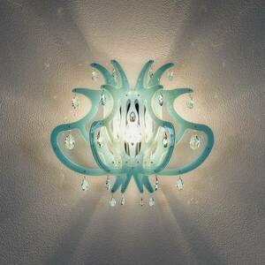 Slamp Medusa design fali lámpa, kék kép