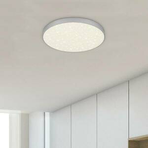 Flame Star LED mennyezeti lámpa, Ø 28, 7 cm, ezüst színű kép
