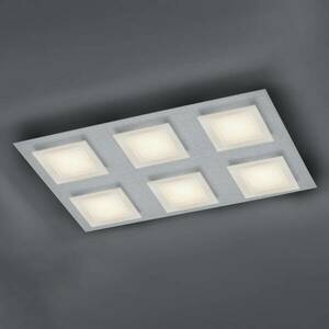 BANKAMP Ino LED mennyezeti lámpa 6 égős ezüst kép