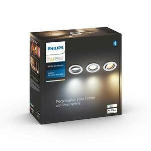 Philips Hue Milliskin LED beép. spot 3 db ker. feh kép