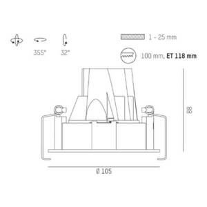 Molto Luce Dark Night R telep. 2700K feh./ezüst kép
