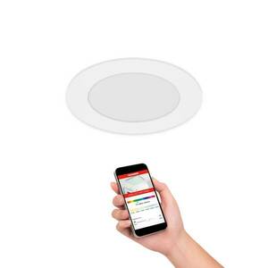 Virgo LED-es süllyesztett lámpa, RGBW, fehér, Ø 12 cm kép