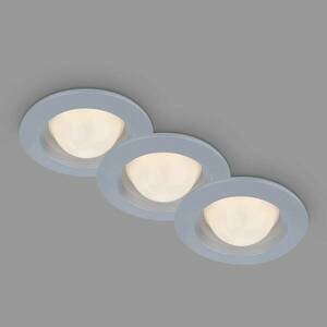 LED beép. spot Carro, 3 db készlet, 3 000K, króm kép