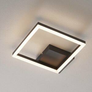 LED mennyezeti lámpa Bard, 27x27 cm, antracit kép