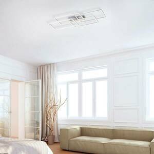 LED mennyezeti lámpa Iven, halvány, acél, 95x51.5cm kép