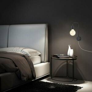 Fali lámpa Alva Comfort light retro, fekete kép