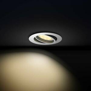 Philips Hue Milliskin LED beép. spot kerek, fehér kép