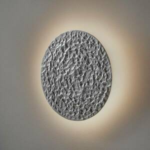 LED fali lámpa Meteor, Ø 27 cm, ezüst kép