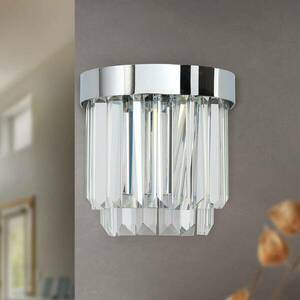 LED fali lámpa Prism up- and downlight, króm kép