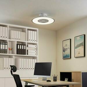 Starluna LED mennyezeti ventilátor Romea, kerek, DC, csendes, 60 cm kép